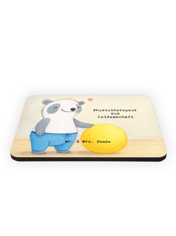 Mr. & Mrs. Panda Kühlschrankmagnet Physiotherapeut Leidenschaft ... in Weiß