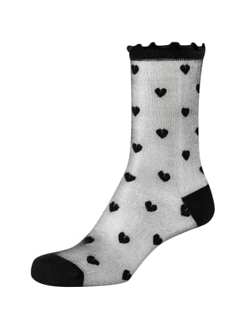 S. Oliver Socken originals transparent ruffle 4er Pack originals in Schwarz