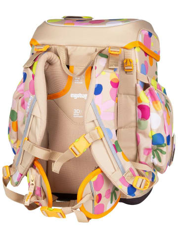 Ergobag Schulranzen cubo Set ECO in Flower PowBär