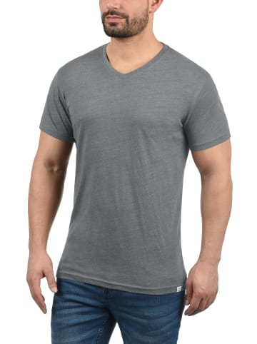 !SOLID V-Shirt in grau