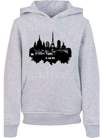 F4NT4STIC Hoodie PARIS SKYLINE HOODIE UNISEX in grau meliert