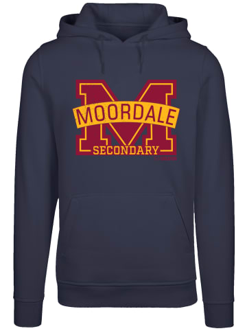 F4NT4STIC Hoodie Sex Education Moordale Cracked M Logo2 Netflix TV Series in marineblau