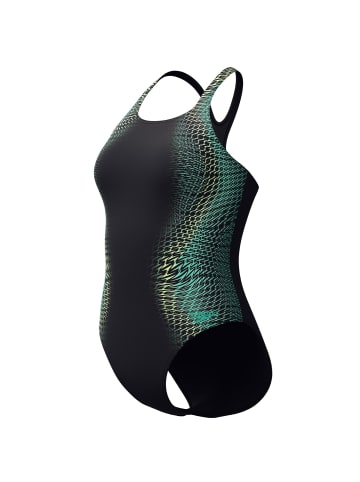 Speedo Medalist mit Digital Print mit Unterbrustband in blau