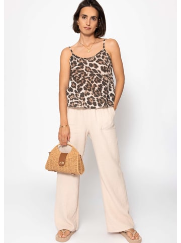 SASSYCLASSY Musselin Hose in Beige