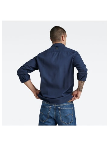G-Star Raw Langarmhemd in sartho blue gd