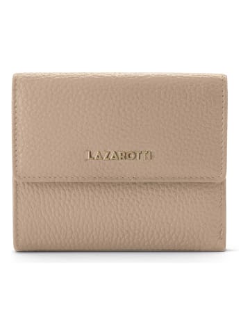 Lazarotti Bologna Leather Geldbörse Leder 12 cm in sand