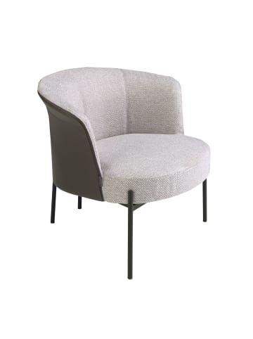 Angel Cerdá Sessel 5109 in Grau / Schwarz – (B)84 x (H)68 x (T)69 cm