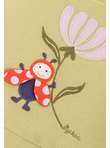 Sigikid Sweatshirt happy ladybug in Grün