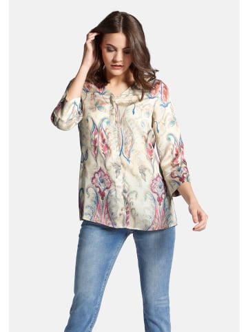 PETER HAHN Bluse Blouse in ecru/multi