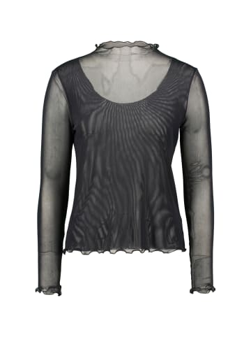 Zero  Langarmshirt transparent in Black Beauty
