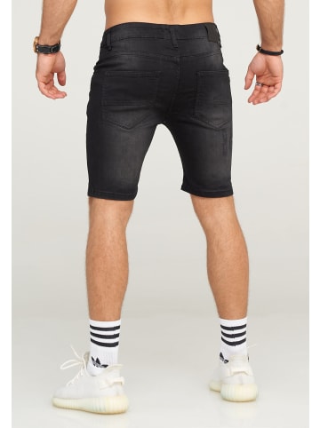 SOULSTAR Jeans-Shorts GLASGOW in Schwarz