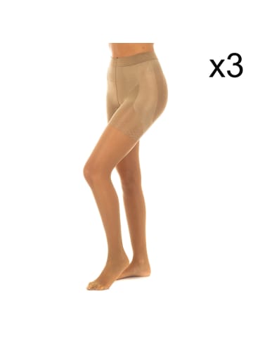 Jolie Folie 3er-Set: Strumpfhose in Beige