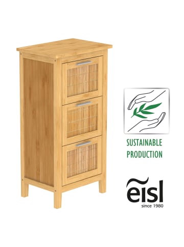 eisl since 1980 Bambus Badezimmer Unterschrank in Hellnatur - (H) 82 cm x (B) 31 cm