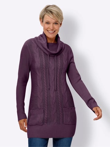 Sieh an! Longpullover in traube