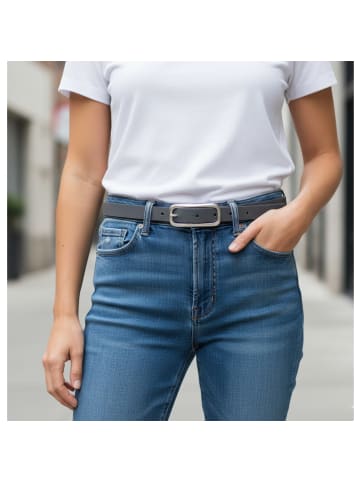 FRONHOFER Ledergürtel in Aqua