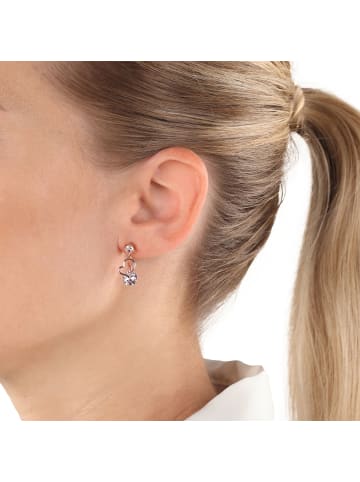 Amor Ohrhänger Silber 925, rosévergoldet in Roségold