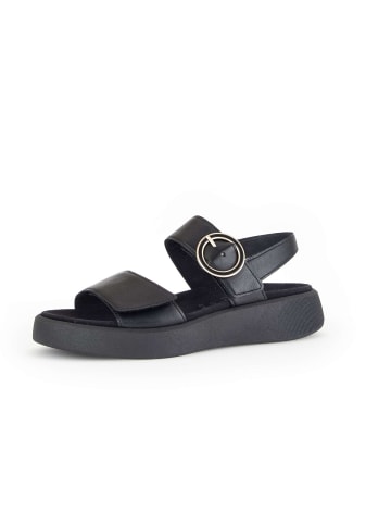 Gabor Plateau Sandalen in schwarz