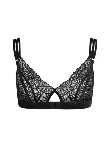 Erlich Textil  Spitzen Bustier FLUID LACE CUT-OUT BRALETTE in schwarz