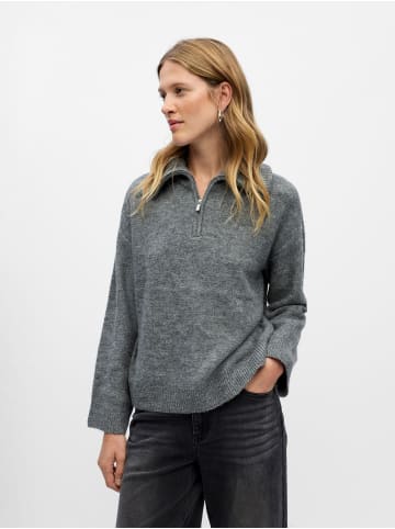 Object Strickpullover in Medium Grey Melange