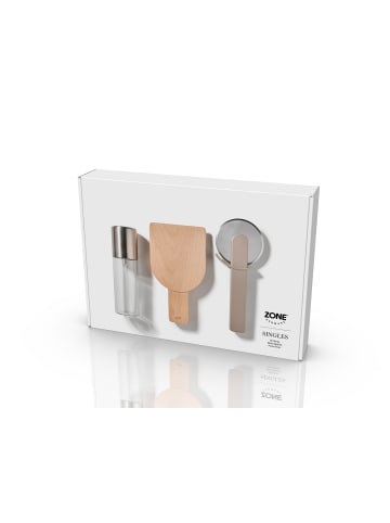 Zone Denmark Pizzaset Singles in Soft Taupe