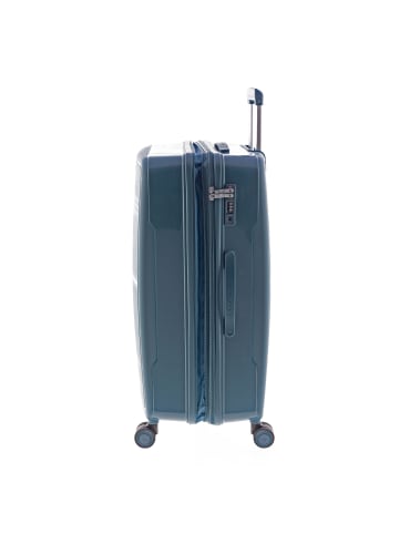 Gladiator 3500 4 Rollen Trolley 75 cm mit Dehnfalte ocean blue