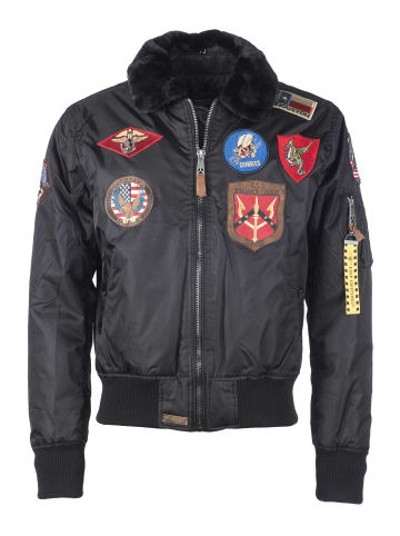 TOP GUN Bomberjacke TG20192047 in black