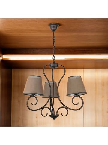 Licht-Erlebnisse Kronleuchter (B)47 x (L)47 x (T)75 cm in BraunBraun