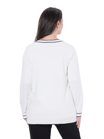 Ulla Popken Strickjacke in offwhite