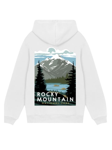F4NT4STIC Hoodie US National Parks Rocky Mountain National Park in off-white