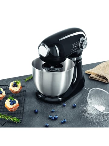 Gourmet Maxx Küchenmaschine 1000W schwarz  Schwarz