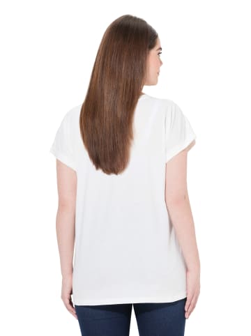 Ulla Popken Shirt in schneeweiß
