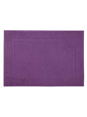 Framsohn 2er Set: Zwirnfrottier Badematte "Easy" in Lila (L) 70 x (B) 50 cm