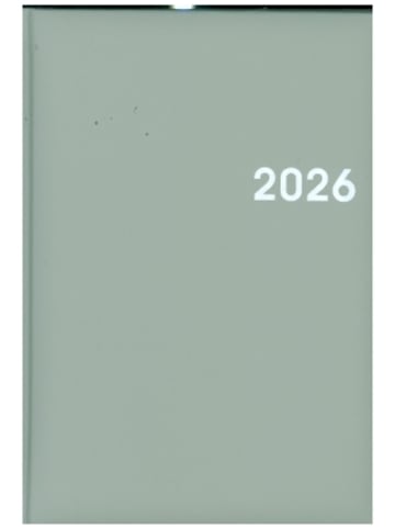Baier & Schneider Kalender - Buchkalender Mod. 795 '26 , A5, Kunststoff, grau