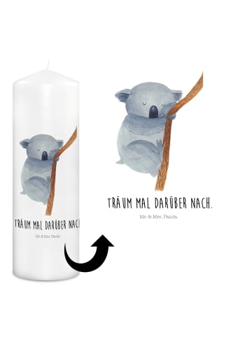 Mr. & Mrs. Panda Kerze Koalabär mit Spruch in Weiß