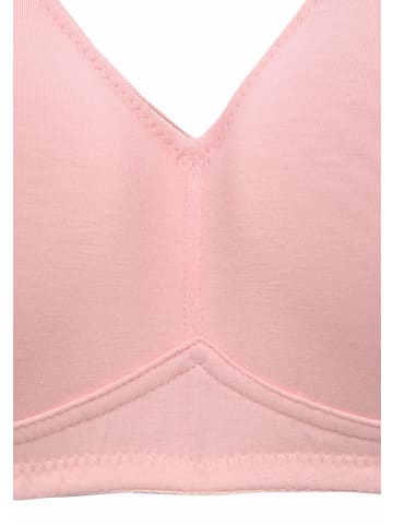 PETITE FLEUR Soft-BH in rosa+weiß