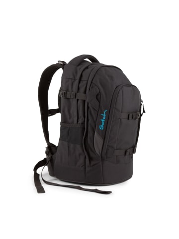 Satch Schulrucksack-Set PACK Black Bounce 3-teilig in Schwarz