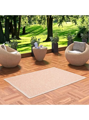Pergamon In- & Outdoor Teppich Ottawa Bordüre in orange