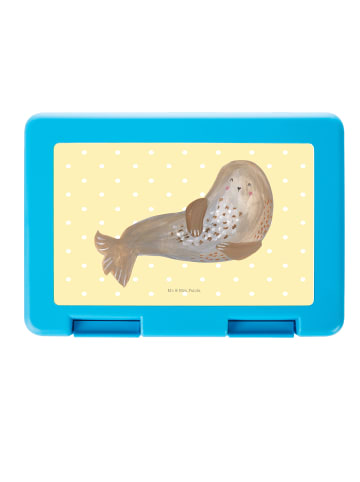 Mr. & Mrs. Panda Vesperbox Robbe Lachen ohne Spruch in Gelb Pastell