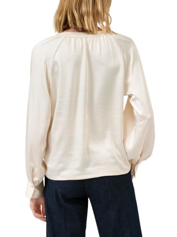 S.OLIVER RED LABEL Langarmbluse in creme