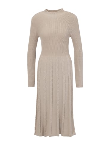 Aniston SELECTED Strickkleid in beige