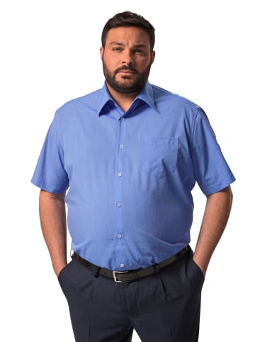 Men Plus Hemd in hellblau