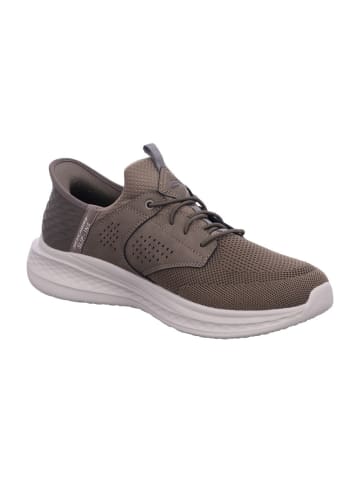 Skechers Herren Halbschuhe SLADE - CASTER in Beige