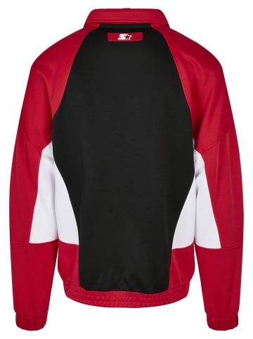 STARTER Track Jacket in black/cityred/white