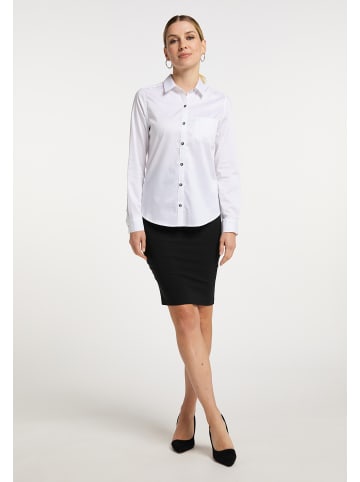 usha BLACK LABEL Damen Hemdbluse in Weiss