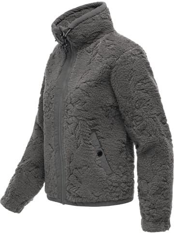 ragwear Plüschjacke Nordicka II in Stone Grey