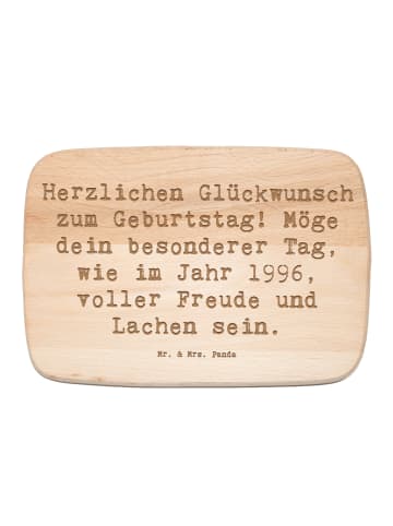 Mr. & Mrs. Panda Holzbrett Spruch 1996 Geburtstag Freude mit Spruch in Transparent