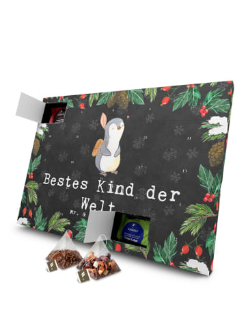 Mr. & Mrs. Panda Adventskalender Pinguin Bestes Kind der Welt mi... in Kreidetafel