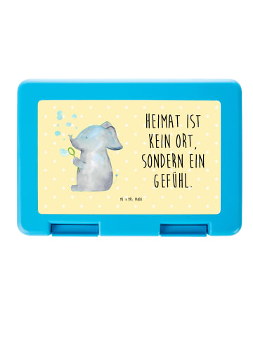 Mr. & Mrs. Panda Bento Box Elefant Seifenblasen mit Spruch in Gelb Pastell