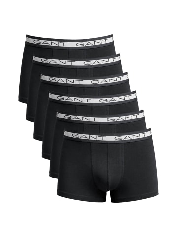 Gant Boxershort 6er Pack in Schwarz