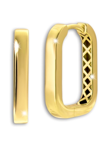 GoldDream Ohrringe Gold 333 Gelbgold - 8 Karat Square Creolen